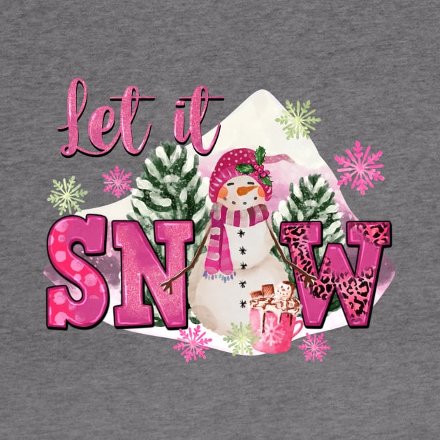Let it snow snowman, snowman snowflakes by Karley’s Custom Creations